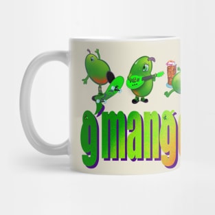 GreenSkinMango g’mangos FreakyGreenTikiLogo Mug